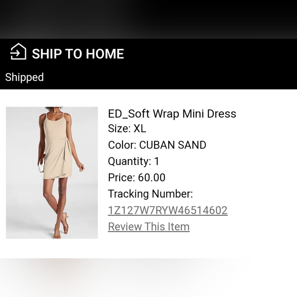 Express Soft Wrap Mini Dress, size XL